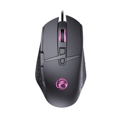 Ratón para juegos con cable USB luminoso iMICE T91 de 8 teclas y 7200 DPI, longitud del cable: 1,8 m