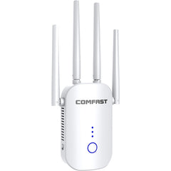 COMFAST CF-WR758AC Dual Frequency 1200Mbps Wireless Repeater 5.8G WIFI Signal Amplifier, CN Plug