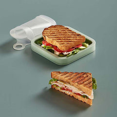 Sandwich Toast Bento Box Lunchbox Portable Take-Out Student Office Worker Lunch Box, 301-500ml