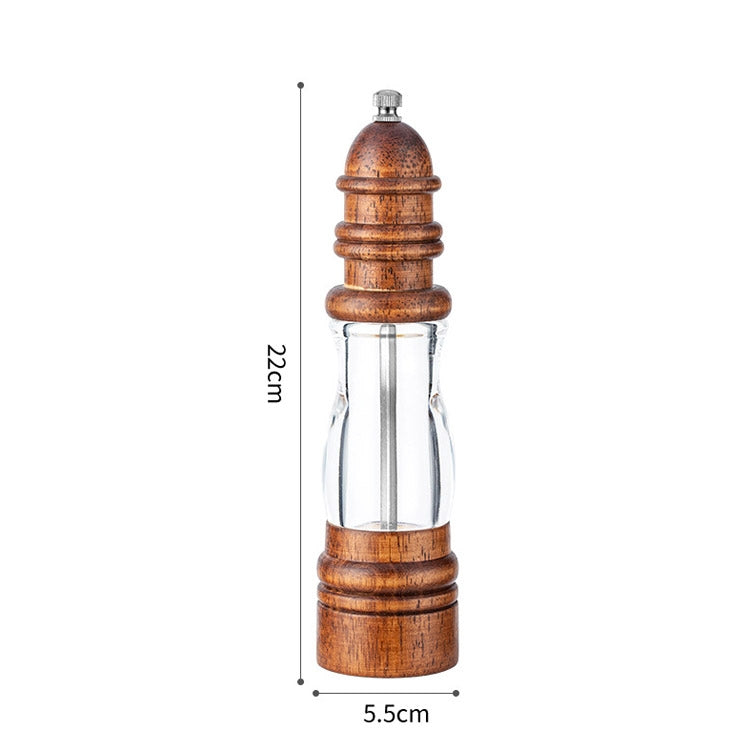 Wooden Lighthouse Shape Pepper Grinder Household Manual Sea Salt Grinding Tool, Style 2 Wooden Lighthouse Shape Pepper Grinder Household Manual Sea Salt Grinding Tool, Style 2
