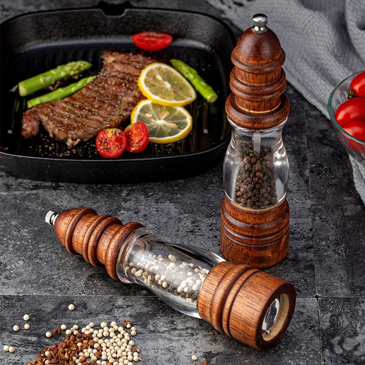 Wooden Lighthouse Shape Pepper Grinder Household Manual Sea Salt Grinding Tool, Style 2 Wooden Lighthouse Shape Pepper Grinder Household Manual Sea Salt Grinding Tool, Style 2