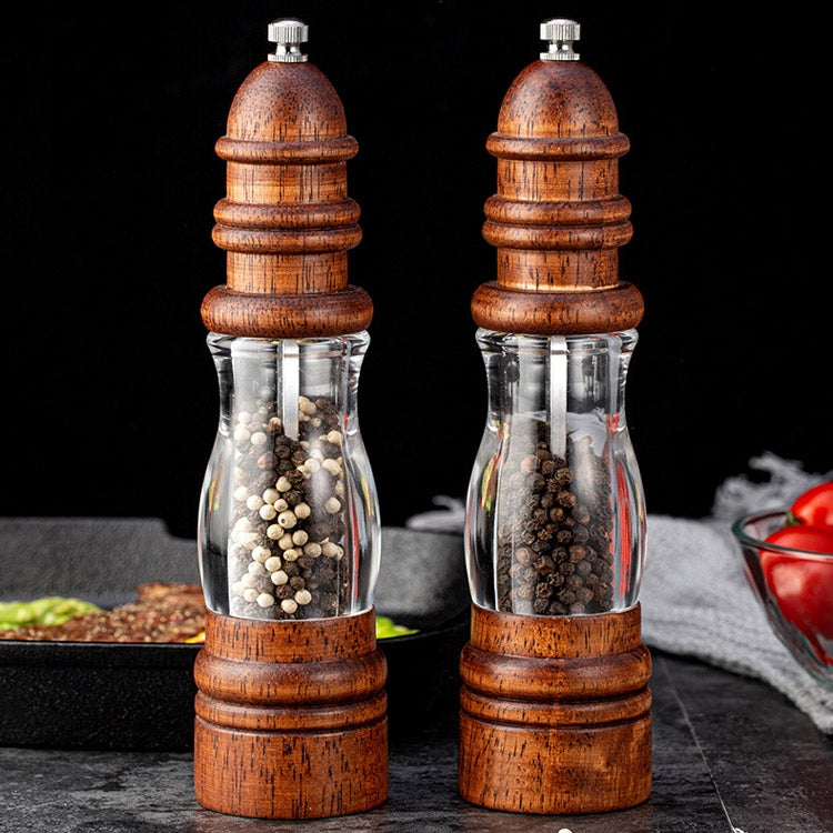 Wooden Lighthouse Shape Pepper Grinder Household Manual Sea Salt Grinding Tool, Style 2 Wooden Lighthouse Shape Pepper Grinder Household Manual Sea Salt Grinding Tool, Style 2