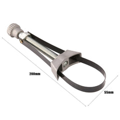 Car Auto Oil Filter Removal Tool Strap Wrench Diameter Adjustable 60mm To 120mm, 60-120mm
