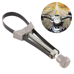 Car Auto Oil Filter Removal Tool Strap Wrench Diameter Adjustable 60mm To 120mm, 60-120mm