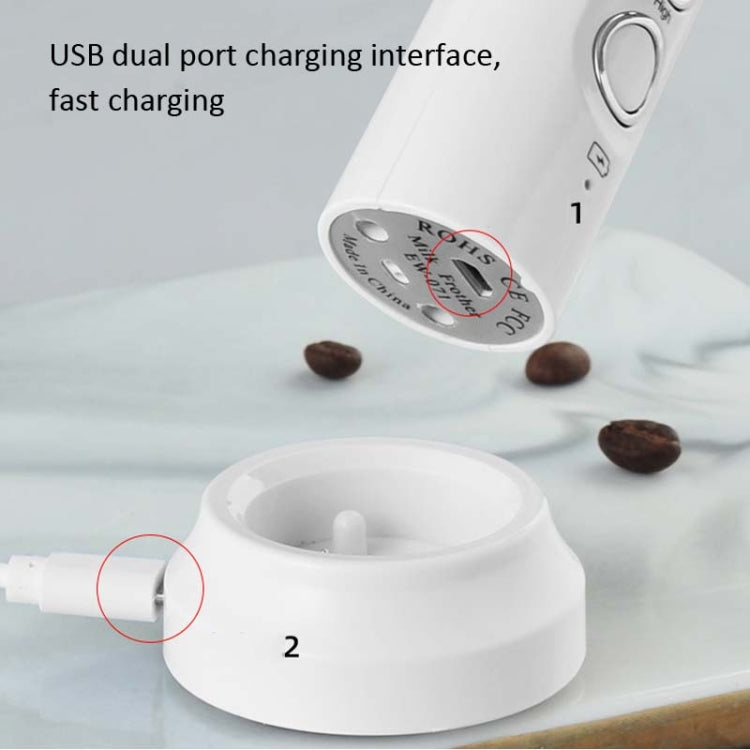 Whisk Household Electric Baking Mini Wireless Hand-Held Charging Stirrer Milk Frother Whisk Household Electric Baking Mini Wireless Hand-Held Charging Stirrer Milk Frother