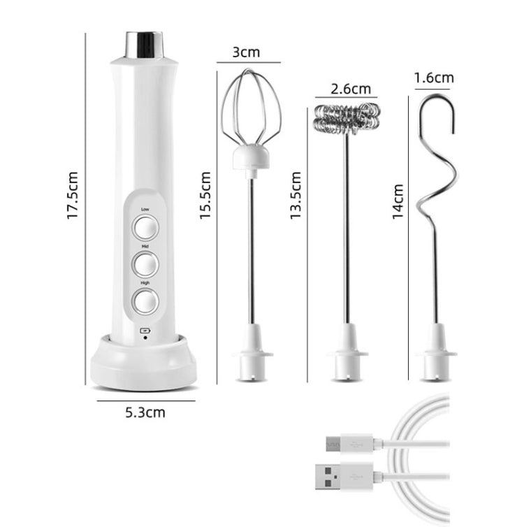 Whisk Household Electric Baking Mini Wireless Hand-Held Charging Stirrer Milk Frother Whisk Household Electric Baking Mini Wireless Hand-Held Charging Stirrer Milk Frother
