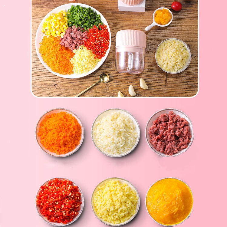 Household Vegetable Cutting Electric USB Garlic Masher Baby Mini Cooking Machine Baby Food Supplement Machine Household Vegetable Cutting Electric USB Garlic Masher Baby Mini Cooking Machine Baby Food Supplement Machine