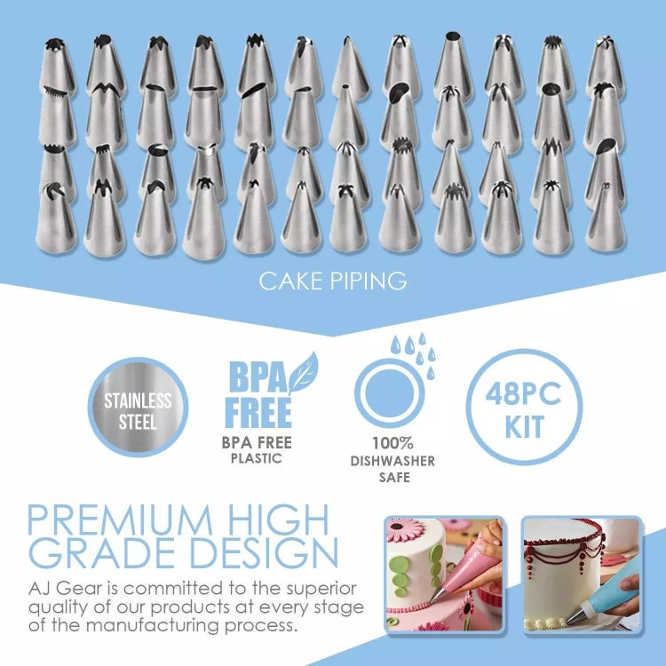 205 in 1 Cake Decorating Turntable Set Cake Decorating Mouth Baking Utensils, 205 PCS/Set 205 in 1 Cake Decorating Turntable Set Cake Decorating Mouth Baking Utensils, 205 PCS/Set