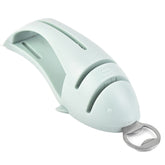 Multi-Function Fish Shape Knife Sharpener Tool Holder Diamond Tungsten Steel Knife Sharpener, Green, Pink, Black