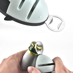 Multi-Function Fish Shape Knife Sharpener Tool Holder Diamond Tungsten Steel Knife Sharpener, Green, Pink, Black