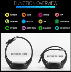 SKMEI 1250 Men Outdoor Waterproof Sports Digital Watch Multi-Function Watch, Black, Coffee/Gold, Gold/Red