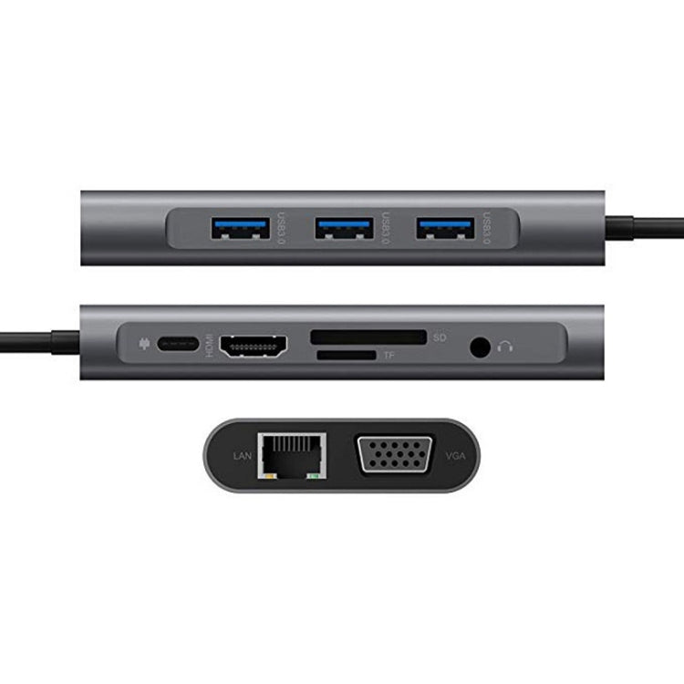 10 in 1 Type-C Multi-Function Docking Station PD Fast Charging HUB, 10 in 1 10 in 1 Type-C Multi-Function Docking Station PD Fast Charging HUB, 10 in 1