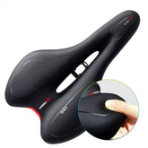 Silicone Bicycle Seat GEL Mountain Bike Saddle Bicycle Seat Saddle, Black Red, Black Yellow, Black Blue
