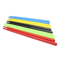 2 PCS Drumsticks Drum Kits Accessories Nylon Drumsticks, Yellow, Light Blue, Black, Light Green, Red, Navy Blue, Dark Green