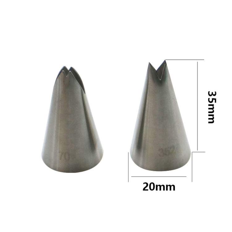 13pcs / Set Pastry Nozzles Coupler Icing Piping Tips Sets Stainless Steel Rose Cream Bakeware, 13 PCS/Set 13pcs / Set Pastry Nozzles Coupler Icing Piping Tips Sets Stainless Steel Rose Cream Bakeware, 13 PCS/Set