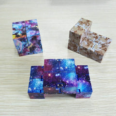 3 PCS Creative Folding Puzzles Magic Cube Infinity Cube Pressure Reduction Toy