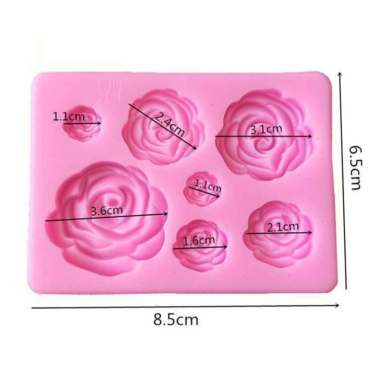 2 PCS DIY Handmade Soap Chocolate Fondant Baking Mold 3D Rose Flower Cake Decoration Silicone Mold 2 PCS DIY Handmade Soap Chocolate Fondant Baking Mold 3D Rose Flower Cake Decoration Silicone Mold