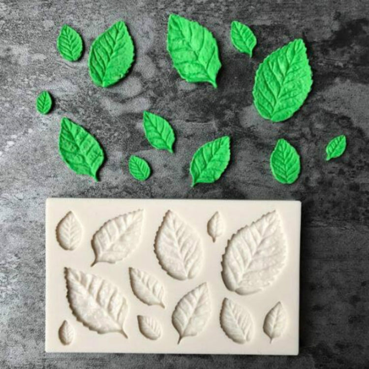 2PCS Sugarcraft Leaf Silicone Fondant Mold Cake Decorating Tools Chocolate Baking Mold, Leaf Shape 2PCS Sugarcraft Leaf Silicone Fondant Mold Cake Decorating Tools Chocolate Baking Mold, Leaf Shape