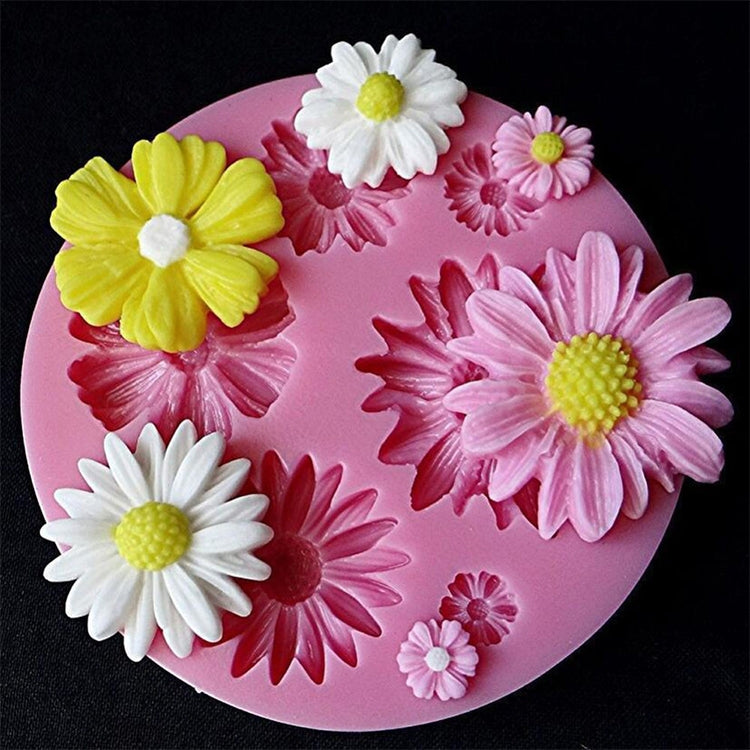 2 PCS 3D Flower Silicone Molds Fondant Craft Cake Candy Chocolate Ice Pastry Baking Tool, 3D Flower Shape 2 PCS 3D Flower Silicone Molds Fondant Craft Cake Candy Chocolate Ice Pastry Baking Tool, 3D Flower Shape