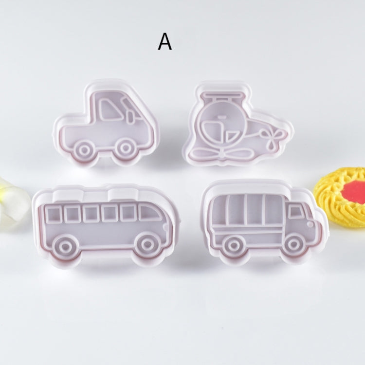 3 Sets Plastic Decorative Biscuit Mold Transportation Tool Series Biscuit Spring Mold, A, B 3 Sets Plastic Decorative Biscuit Mold Transportation Tool Series Biscuit Spring Mold, A, B