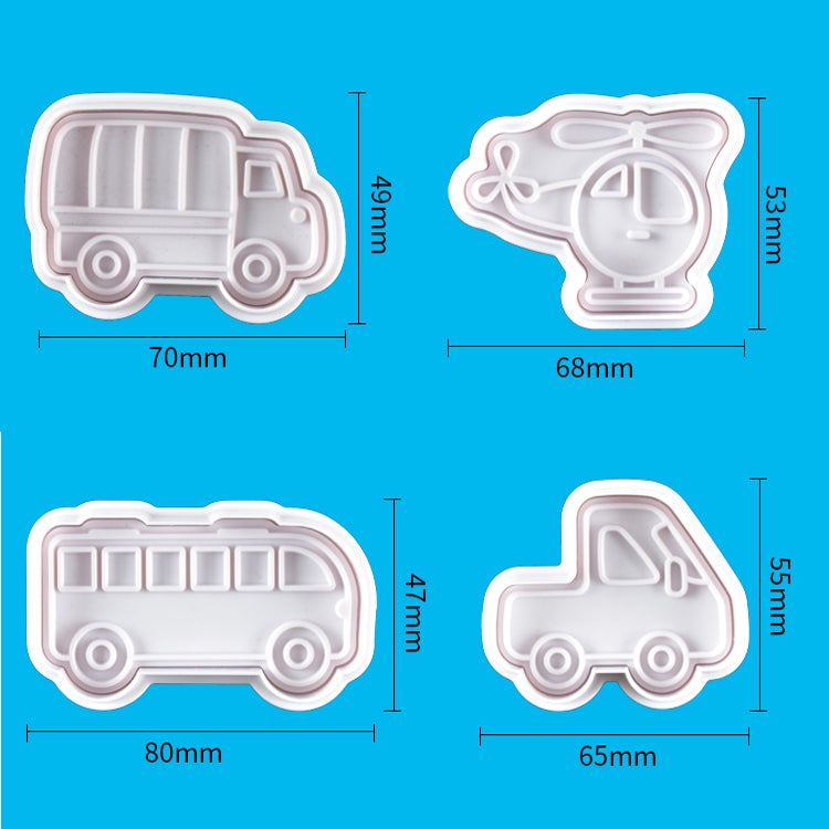 3 Sets Plastic Decorative Biscuit Mold Transportation Tool Series Biscuit Spring Mold, A, B 3 Sets Plastic Decorative Biscuit Mold Transportation Tool Series Biscuit Spring Mold, A, B