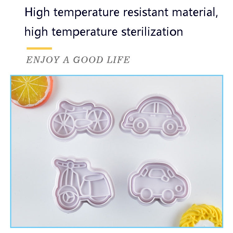 3 Sets Plastic Decorative Biscuit Mold Transportation Tool Series Biscuit Spring Mold, A, B 3 Sets Plastic Decorative Biscuit Mold Transportation Tool Series Biscuit Spring Mold, A, B