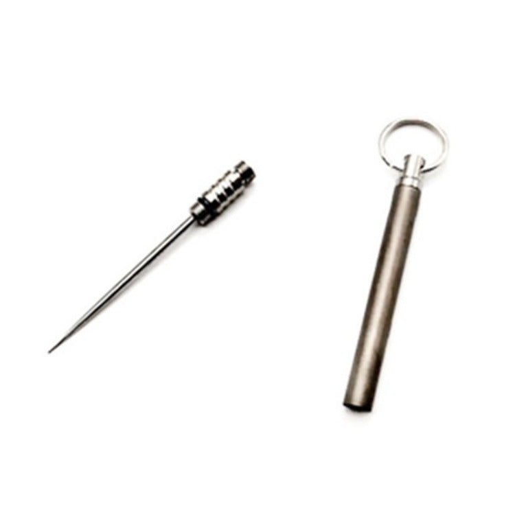 Titanium Alloy Integrated Toothpick Holder Portable Non-Disposable Toothpicks Titanium Alloy Integrated Toothpick Holder Portable Non-Disposable Toothpicks