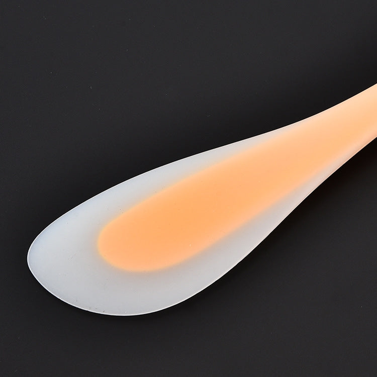 Multifunctional Double-Headed Dual-Purpose Silicone Spatula Translucent Spoon Baking Tool, Random Color Delivery Multifunctional Double-Headed Dual-Purpose Silicone Spatula Translucent Spoon Baking Tool, Random Color Delivery