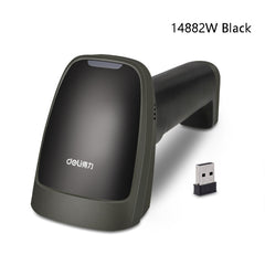 Kabelgebundener und kabelloser Scanner für Feinkostläden, Drogerien, Supermärkte, Gastronomie, Logistik, Kassenscanner, 14882 (Schwarz), 14882 (Weiß), 14882W (Schwarz), 14882W (Weiß)