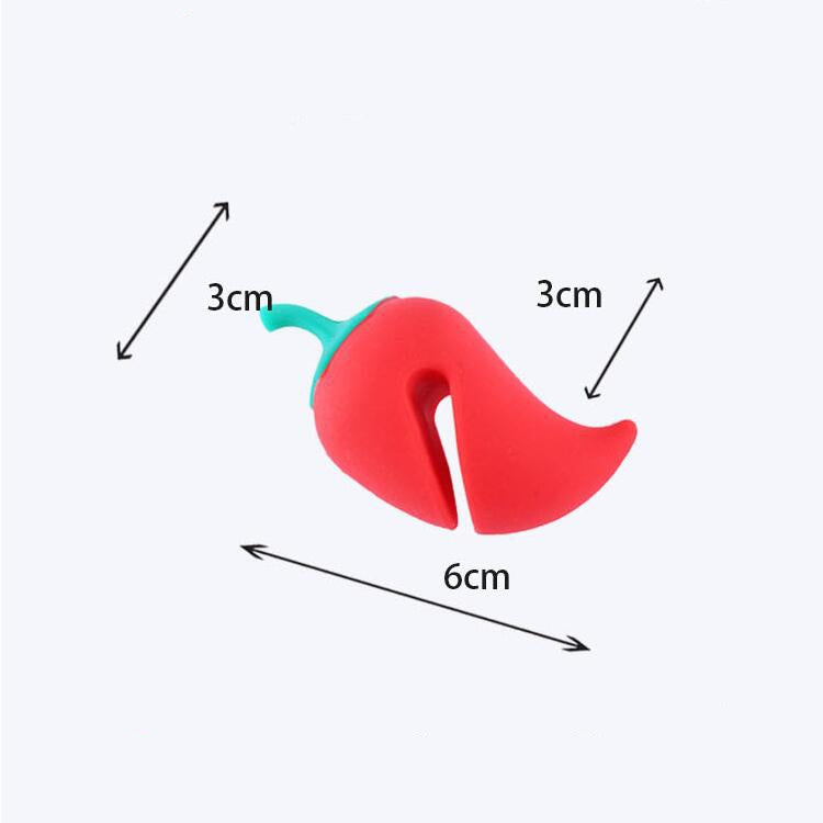Small Pepper Shape Pot Lid Overflow Preventer Silicone Pot Lid Raised Anti Overflow Gadgets Small Pepper Shape Pot Lid Overflow Preventer Silicone Pot Lid Raised Anti Overflow Gadgets