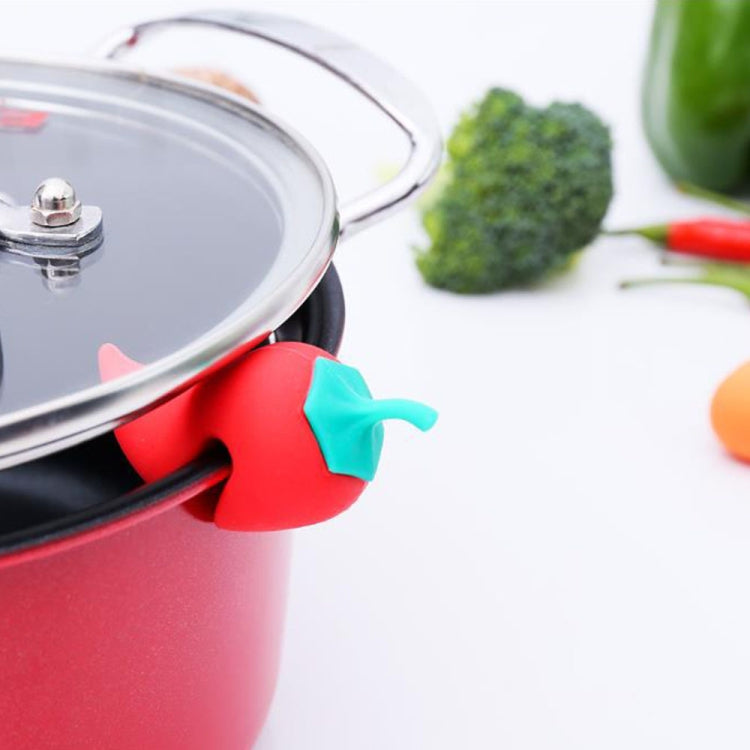Small Pepper Shape Pot Lid Overflow Preventer Silicone Pot Lid Raised Anti Overflow Gadgets Small Pepper Shape Pot Lid Overflow Preventer Silicone Pot Lid Raised Anti Overflow Gadgets