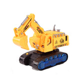 Children Light And Music Simulation Electric Excavator Car Toy, Style:, Police Car, Engineering Vehicle, Engineering Excavator, Engineering Bulldozer, Four-wheel Excavator