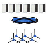 19 In 1 Sweeper Main Brush + Side Brush + Filter For Eufy RoboVac 11S RoboVac 15T