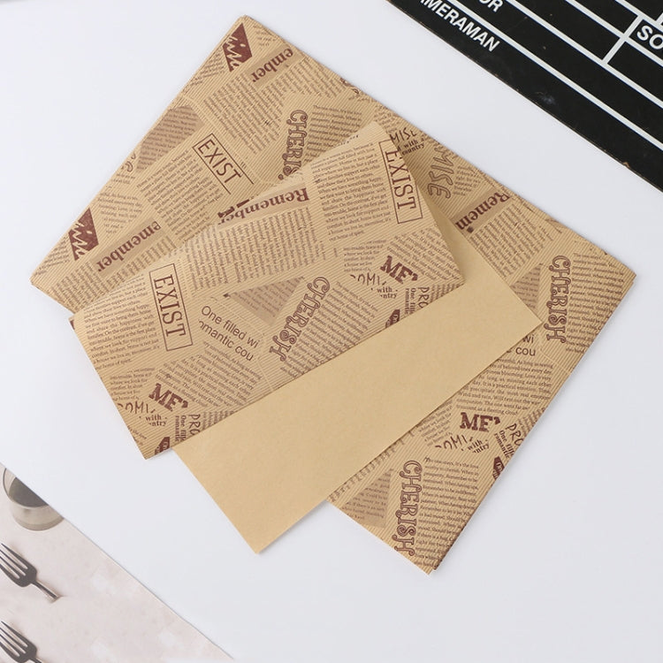 100 Sheets / Pack Cake Greaseproof Paper Baking Packaging Plate Paper Hamburger Paper, Colour: Classical Newspaper, Classical Newspaper, Color Pastry, Orange Tower, White English, Coffee English, Wheat English, Pure White, Thick Kraft Paper, Gray Tower... 100 Sheets / Pack Cake Greaseproof Paper Baking Packaging Plate Paper Hamburger Paper, Colour: Classical Newspaper, Classical Newspaper, Color Pastry, Orange Tower, White English, Coffee English, Wheat English, Pure White, Thick Kraft Paper, Gray Tower...