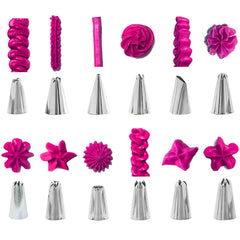 83 in 1  Cake Decorating Mouth Baking Tool Set Icing And Pastry Coloring Utensils, 83 PCS/Set