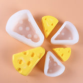 3 in 1 Cheese Mousse Cake Silicone Mold Pudding Cheese Cleansing Soap Mold Set, 3 in 1