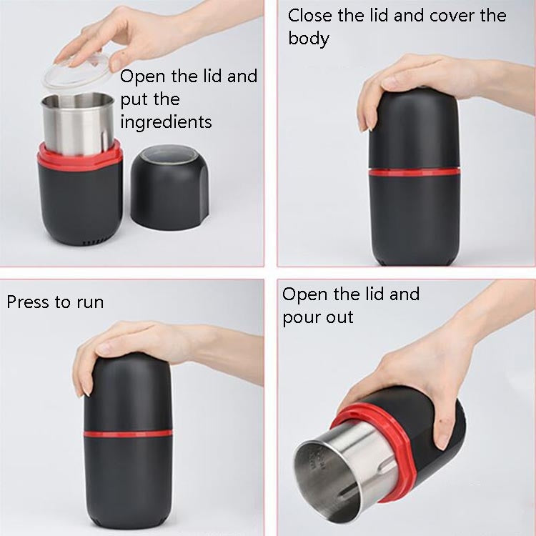 Electric Small Grinder Household Seasoning Miscellaneous Grains Chinese Medicine Coffee Grinder, 220V EU Plug (White), 220V EU Plug (Black), 220V UK Plug (White), 220V UK Plug (Black), 110V US Plug (White), 110V US Plug (Black) Electric Small Grinder Household Seasoning Miscellaneous Grains Chinese Medicine Coffee Grinder, 220V EU Plug (White), 220V EU Plug (Black), 220V UK Plug (White), 220V UK Plug (Black), 110V US Plug (White), 110V US Plug (Black)