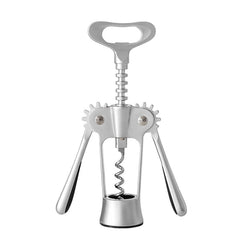 Kitchen Multifunctional Manual Wine Zinc Alloy Bottle Opener, Zinc Alloy Silver