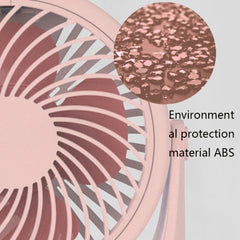 JD-Q1 Office Student Dormitory Mini Silent USB Fan, White, Pink, Black