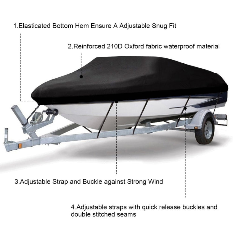 210D Waterproof Boat Cover Speedboat Towed Fishing V-Shaped Boat Cover Rain And Sun Protection Cover 210D Waterproof Boat Cover Speedboat Towed Fishing V-Shaped Boat Cover Rain And Sun Protection Cover