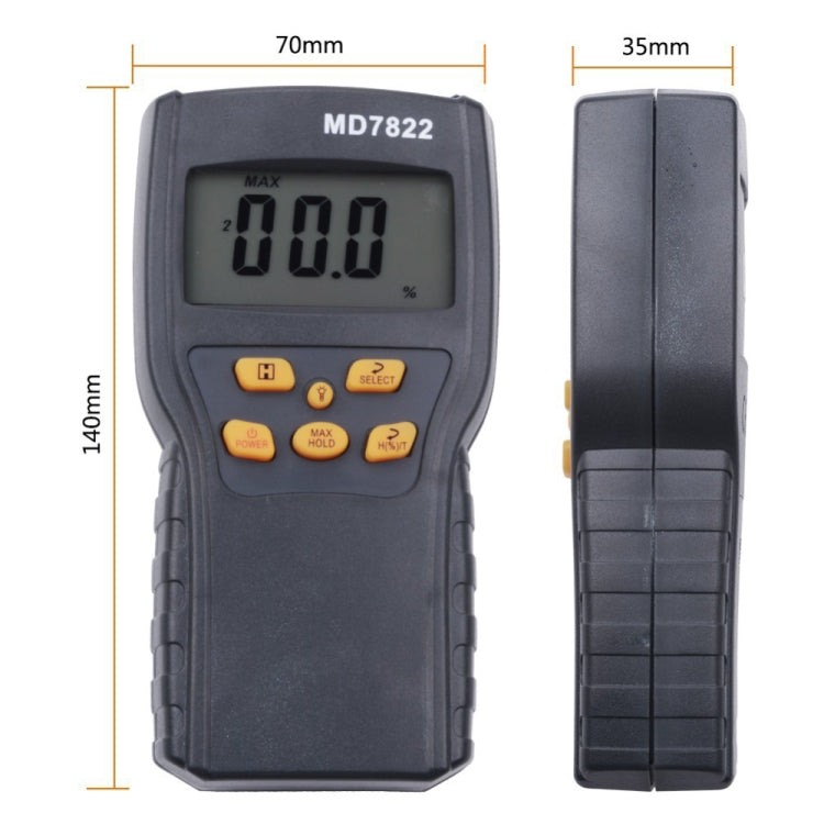 MD7822 Smart Grain Moisture Tester Ultra-Long Probe Digital Moisture Meter MD7822 Smart Grain Moisture Tester Ultra-Long Probe Digital Moisture Meter