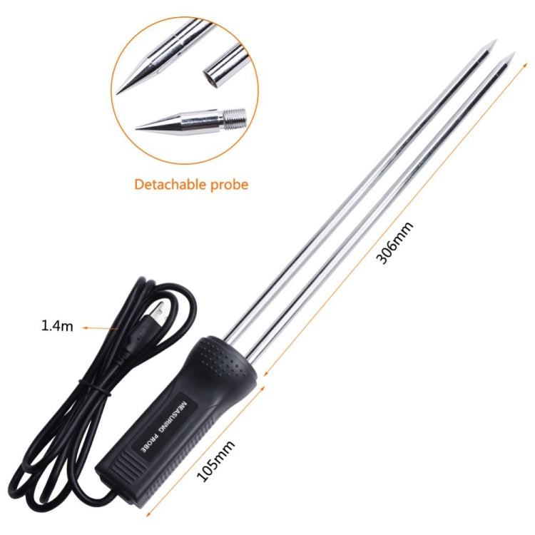 MD7822 Smart Grain Moisture Tester Ultra-Long Probe Digital Moisture Meter MD7822 Smart Grain Moisture Tester Ultra-Long Probe Digital Moisture Meter