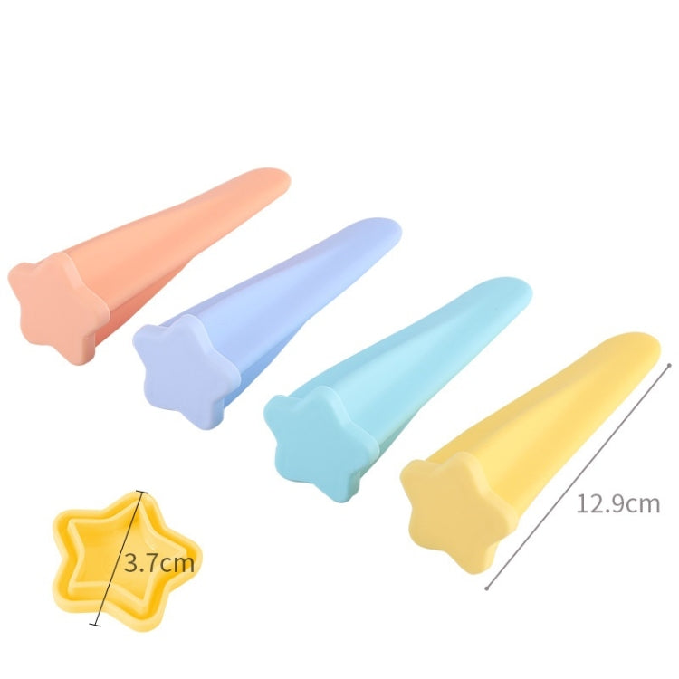 4 in 1 Children Popsicle Mold Set Food Grade Silicone Cream Mold Random Colour Delivery 4 in 1 Children Popsicle Mold Set Food Grade Silicone Cream Mold Random Colour Delivery