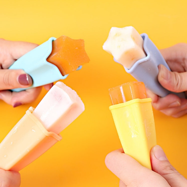 4 in 1 Children Popsicle Mold Set Food Grade Silicone Cream Mold Random Colour Delivery 4 in 1 Children Popsicle Mold Set Food Grade Silicone Cream Mold Random Colour Delivery