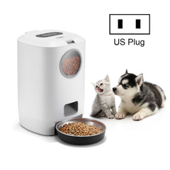 4.5L Smart Pet Cat Dog Bowl Food Automatic Dispenser Feeder With Timer Auto Electronic Feeder With Metal Food Tray
