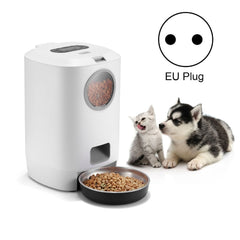 4.5L Smart Pet Cat Dog Bowl Food Automatic Dispenser Feeder With Timer Auto Electronic Feeder With Metal Food Tray