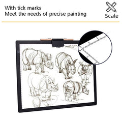 A3-D36 Magnetic Absolute LED Copy Station Soft Eye Protection Edging Calligraphy Copy Of The Painting Plate