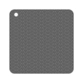 Geometry Kitchen Silicone Pot Holder Heat Insulation Pad Round(Black), Square(Gray), Round(Gray), Square(Black), Round(Black)