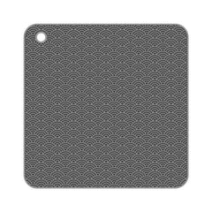 Geometry Kitchen Silicone Pot Holder Heat Insulation Pad Round(Black), Square(Gray), Round(Gray), Square(Black), Round(Black)