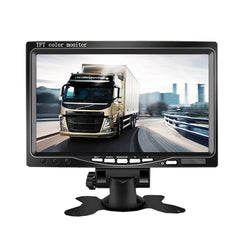 YB-700A-1 7 Inch 12/24V HD Car Monitor Display HDMI VGA AV Interface Home Computer Video Player Resolution:, 1024 x 600